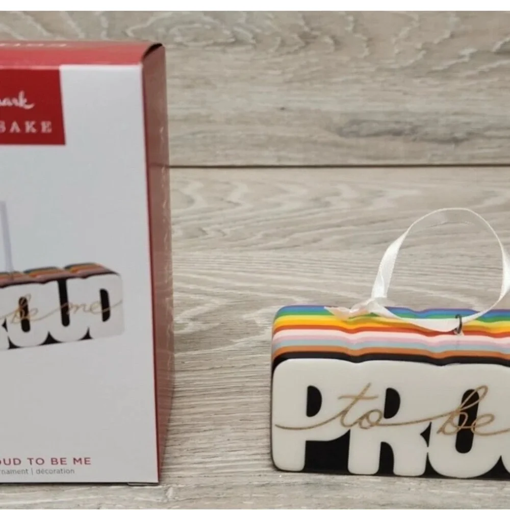 Hallmark 2023 PROUD to be me Pride Holiday Ornament Brand NEW in box